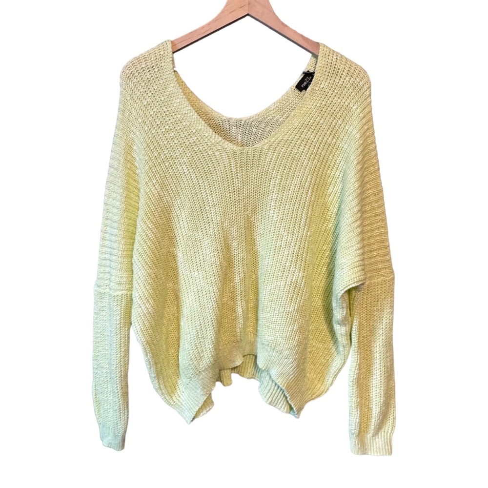 Rue 21 Yellow Knit Sweater SIZE L/XL